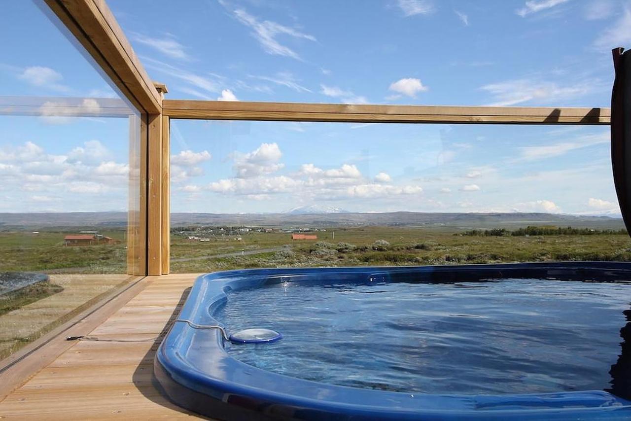 Blue View Cabin 1A With Private Hot Tub Reykholt  Ngoại thất bức ảnh